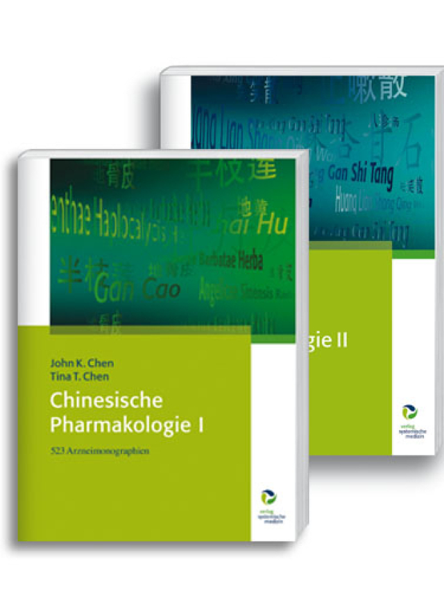 Gesamtausgabe Chinesische Pharmakologie in 2 Bänden. Band I: Materia Medica mit 523 Arzneimonographien und Band II: 664 Rezepturen inkl. Therapiestrategien