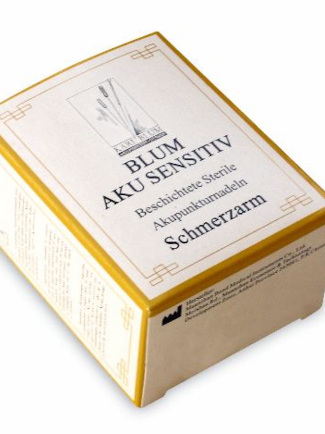0,20 x 15mm blau Blum Aku Sensitiv schmerzarm, 100 Stück Packung