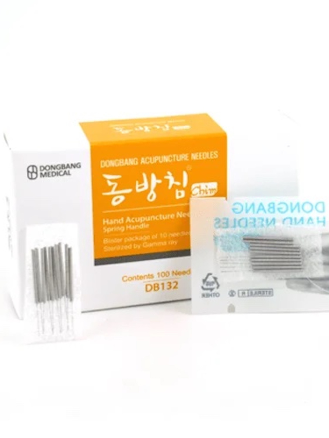 Koreanische Handakupunktur-Nadeln, 0,18 x 8mm, 100 Stück