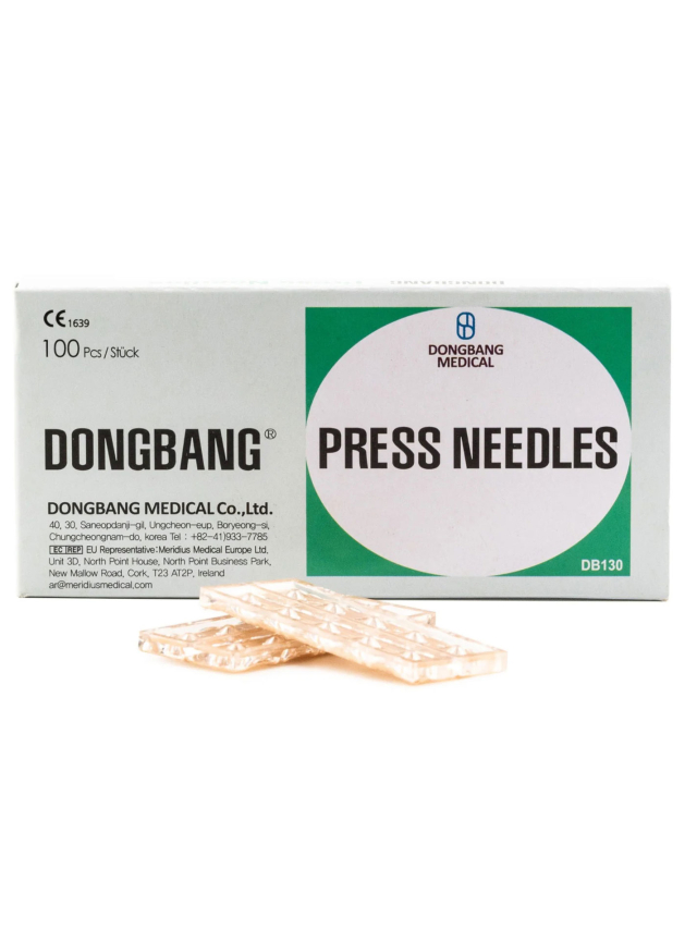 Dongbang Ohrdauernadeln 0,20 x 2 x 1,5mm, 100 Stück