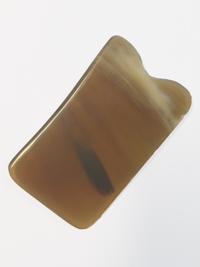 Gua Sha Schaber, Rinderhorn ca. 10 x 4,5cm
