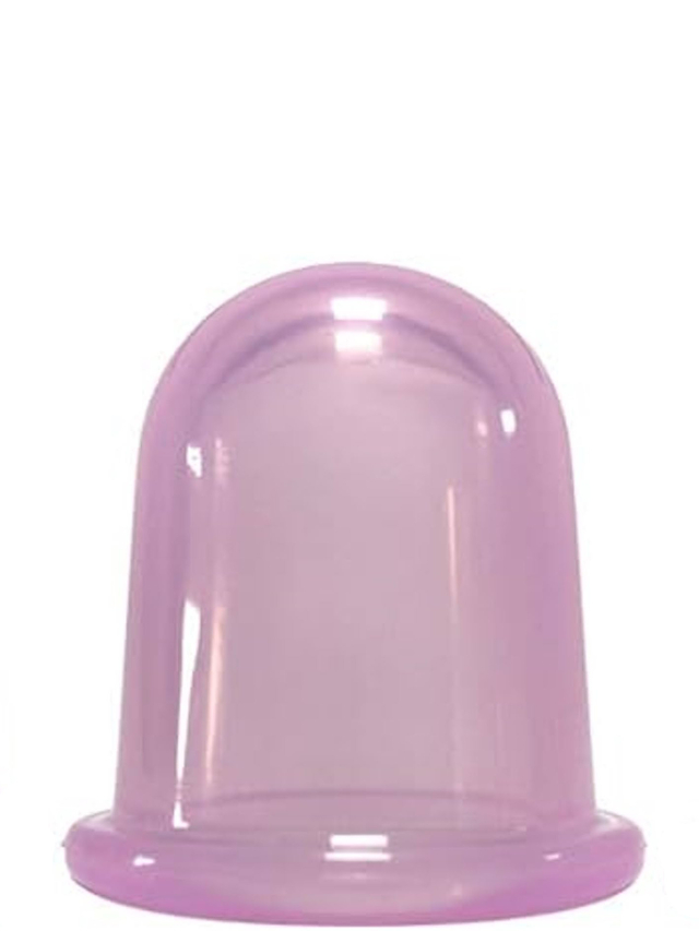 Massage Cup violett aus Silicon, ca. 3,5 x 5,5c