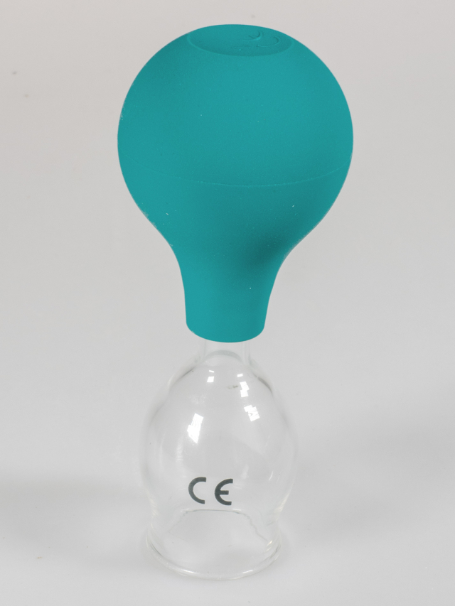2,0 cm Mini Schröpfglas mit Saugball