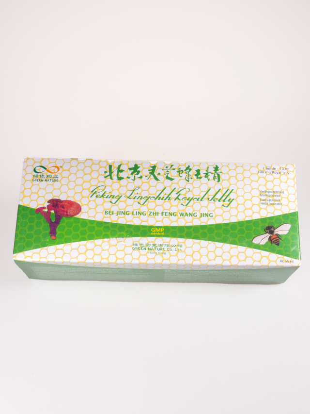 Peking Lingchi Royal Jelly. 10 ml x 30 Fläschchen. Bei Jing Ling Zhi Feng Wang Jing