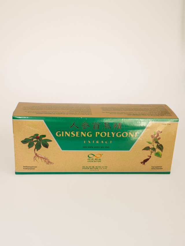 Ginseng Polygoni Extract 30 Fläschchen mit 10 ml. Ren Shen Shou Wu Jing