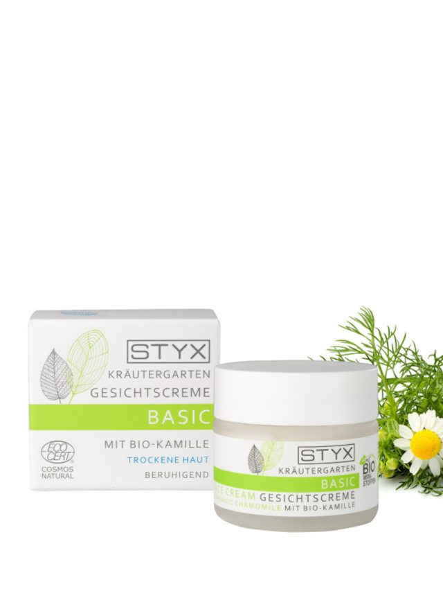 Gesichtscreme mit BIO Kamille Kräutergarten Basic 50ml