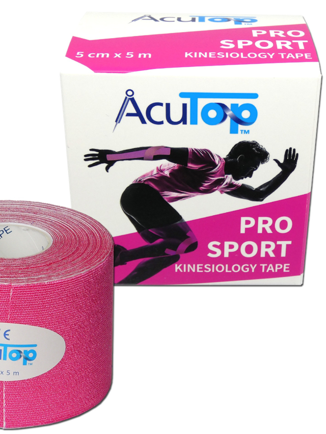 AcuTop Pro Sport Tape, pink, 5cm breit und 5 Meter lang