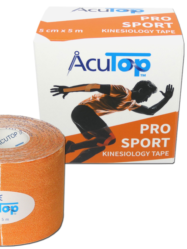 AcuTop Pro Sport Tape, orange, 5cm breit und 5 Meter lang