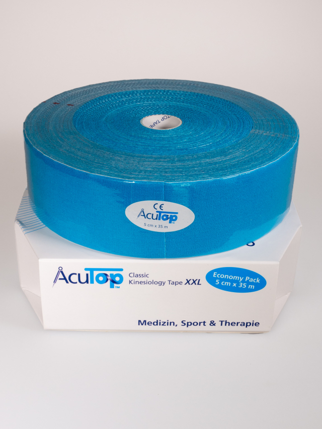 AcuTop Classic Tape XXL , blau 5 cm x 35 Meter