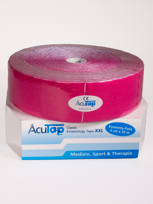 AcuTop Classic Tape XXL , pink 5 cm x 35 Meter