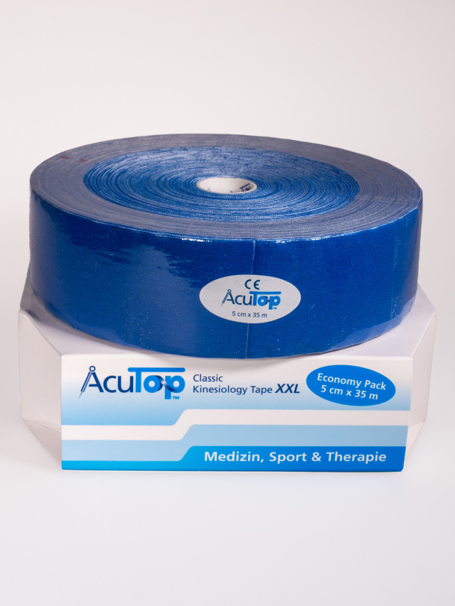 AcuTop Classic Tape XXL , dunkelblau 5 cm x 35 Meter