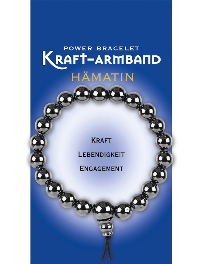 Kraft-Armband Hämatin: Kraft, Lebendigkeit, Engagement