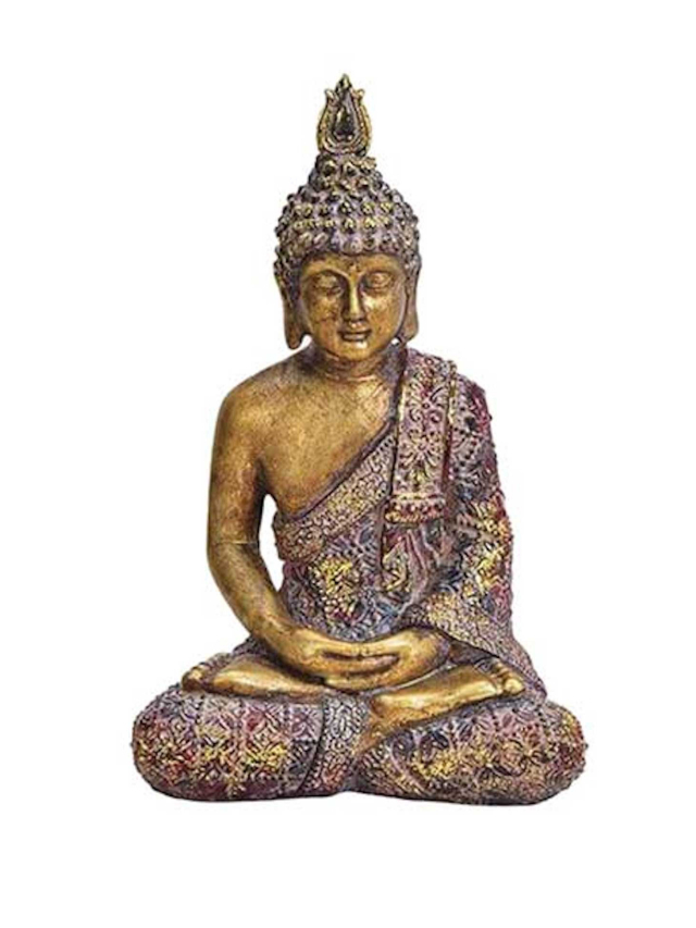 Buddha bunt-gold 20 cm