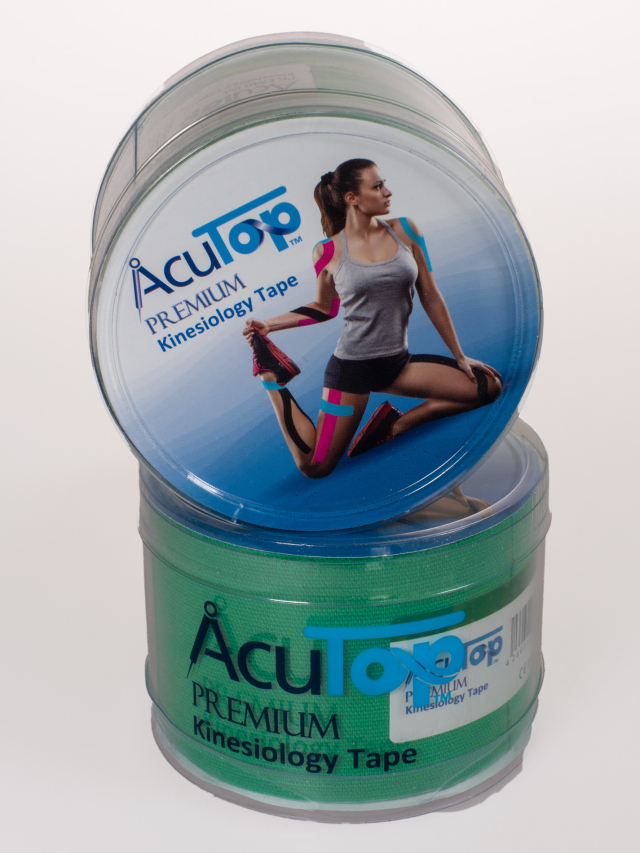 AcuTop Premium Kinesiology Tape, grün 5 cm x 5 Meter