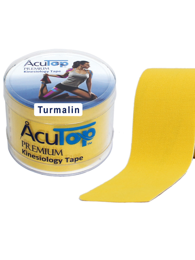 AcuTop Premium Turmalin Tape, Gelb 5 cm x 5 m