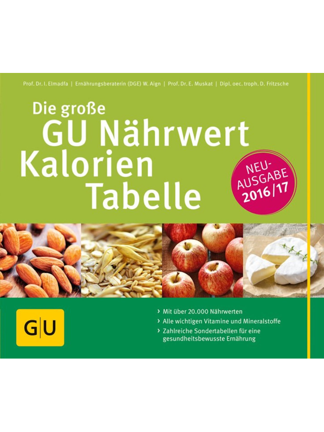 Die große GU Nährwert-Kalorien-Tabelle 2004/05