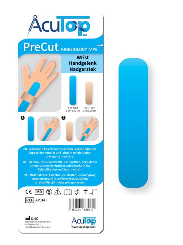 Acu Top Precut Kinesiology Tape, Handgelenk