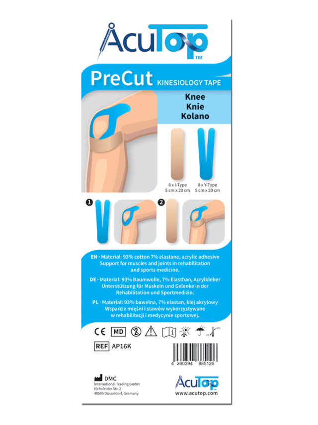 Acu Top Precut Kinesiology Tape, Knie