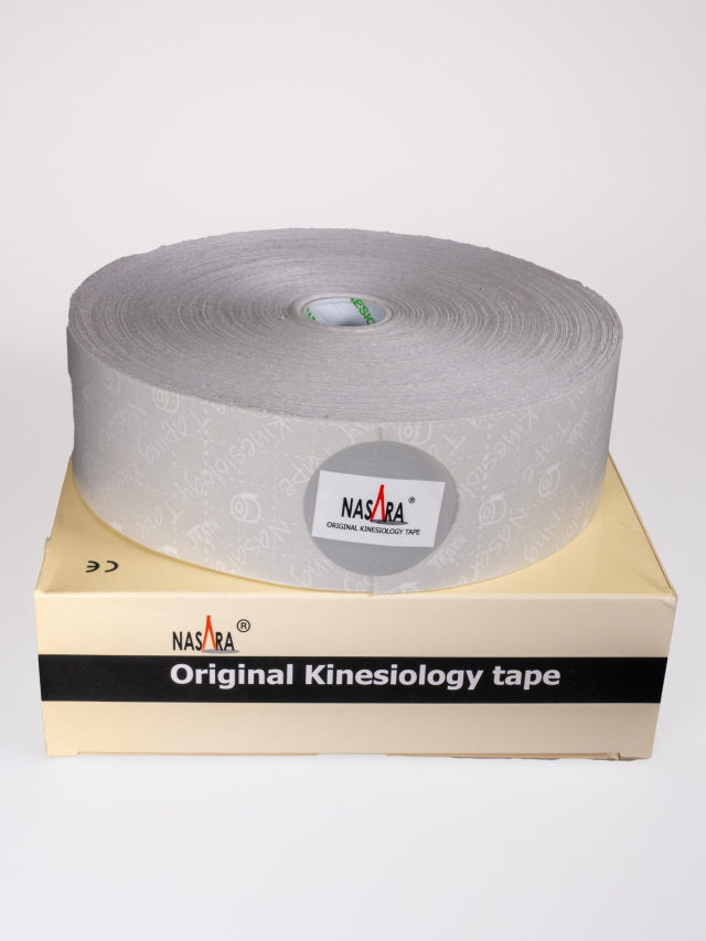 Nasara Kinesiologisches Tape weiss, 5 cm x 32 m