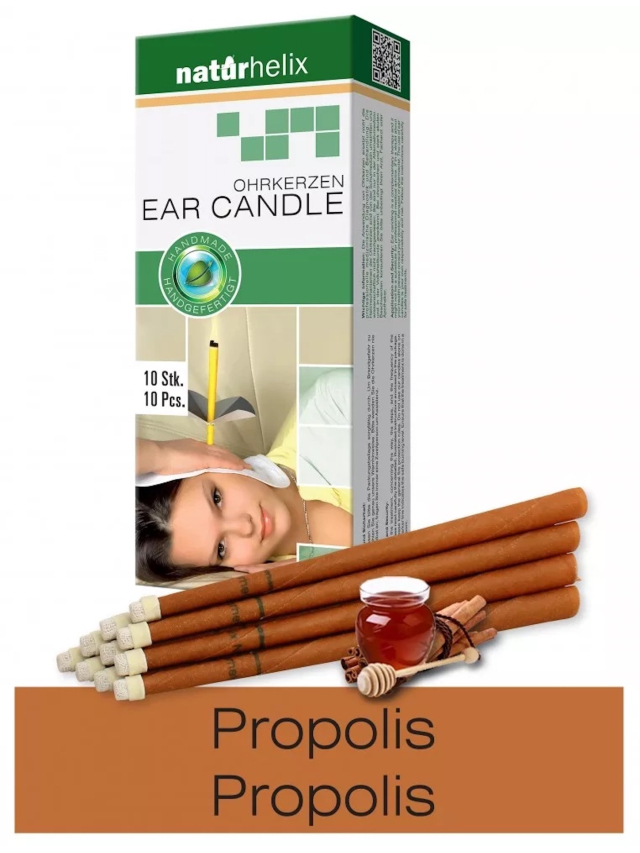 10er Packung Naturhelix Ohrkerzen Propolis-Tinktur
