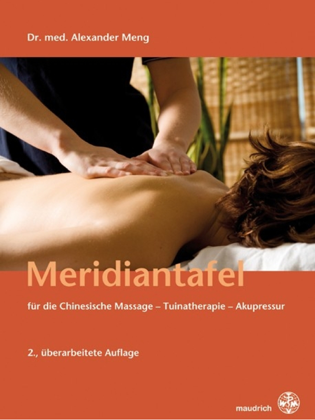 Meridiantafel für die Chinesische Massage - Tuinatherapie - Akupressur