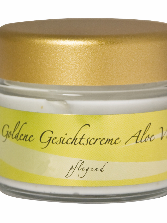 Goldene Gesichtscreme Aloe Vera 50 ml