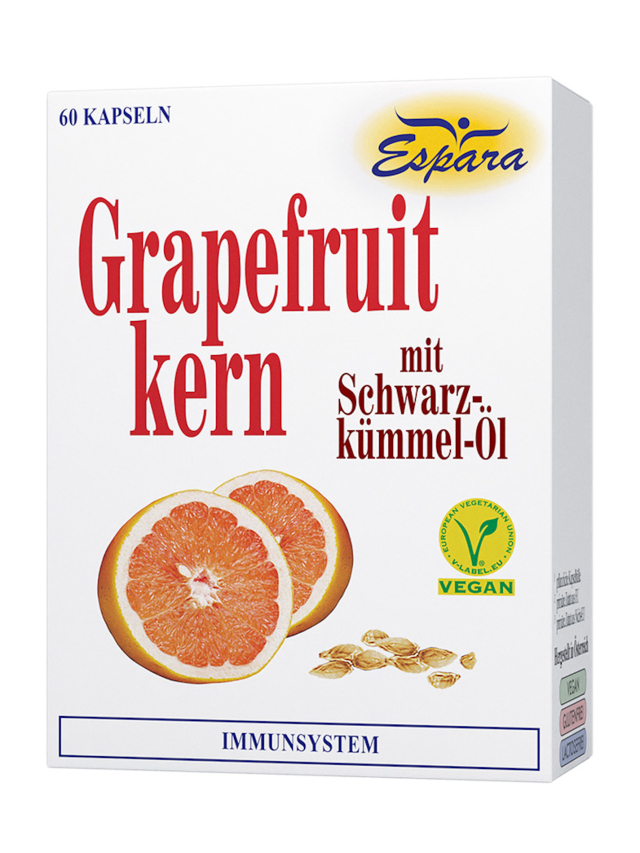 Grapefruitkern mit Schwarzkümmelöl Kapseln 60 Stk.