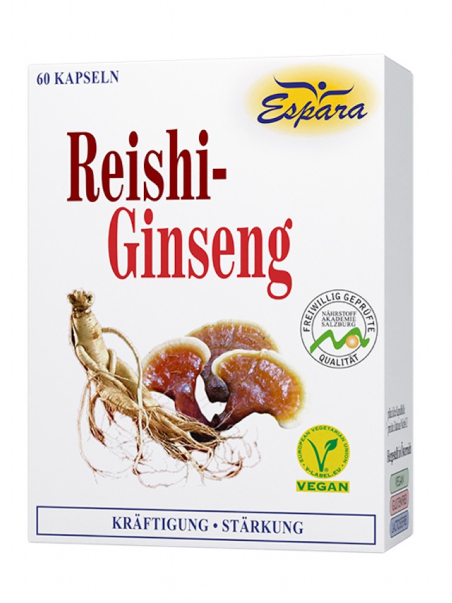 Reishi-Ginseng (Ling-Zhi) Kapseln, 60 Stk.