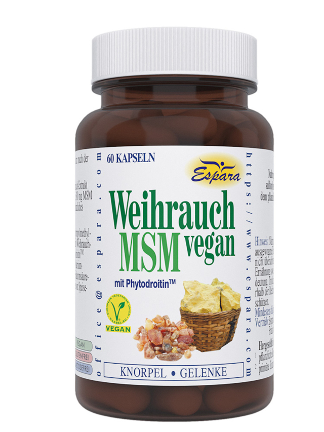 Weihrauch-MSM vegan Kapseln, 60 Stk.