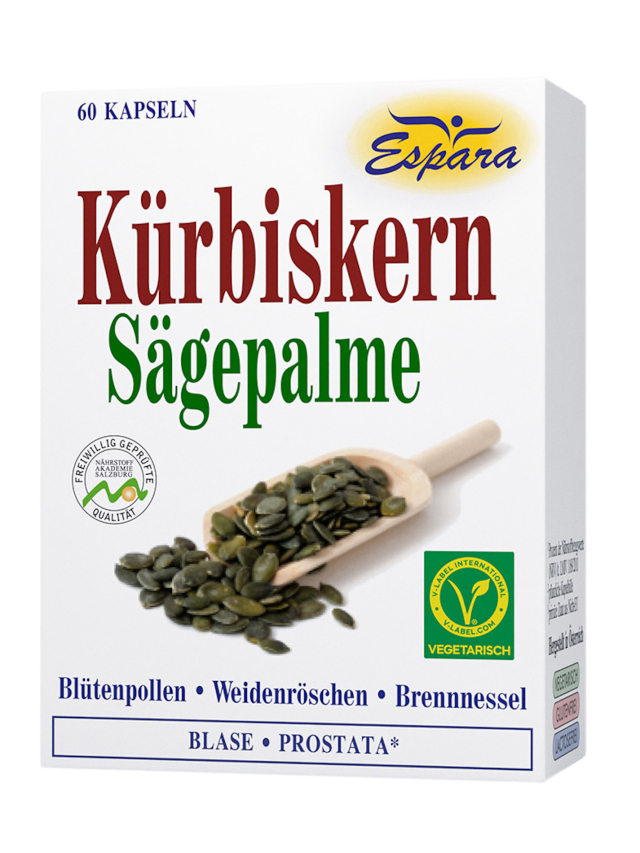 Kürbiskern-Sägepalme Kapseln 60 Stk.