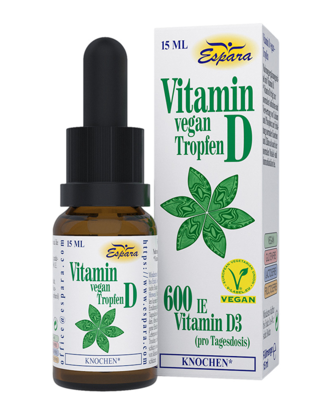 Vitamin D vegan Tropfen 15 ml