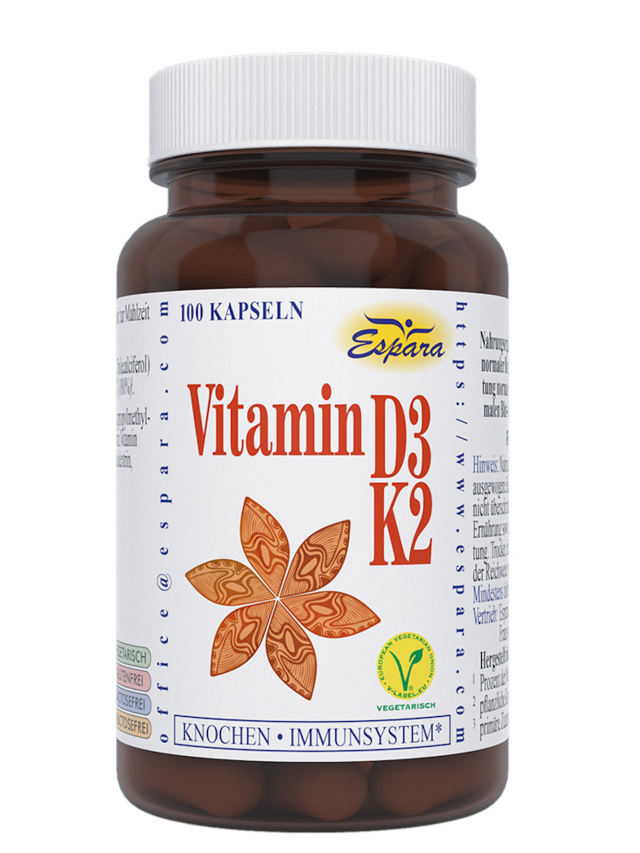 Vitamin D3-K2 Kapseln 100 Stk.