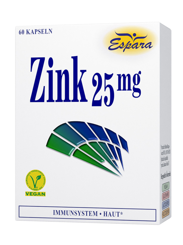 Zink-25 mg Kapseln, 60 Stück