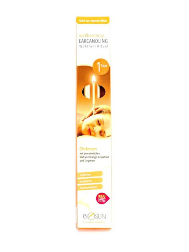 2 Stück Wellharmony BIOSUN Ohrkerzen Orange,Grapefruit u. Tangerine