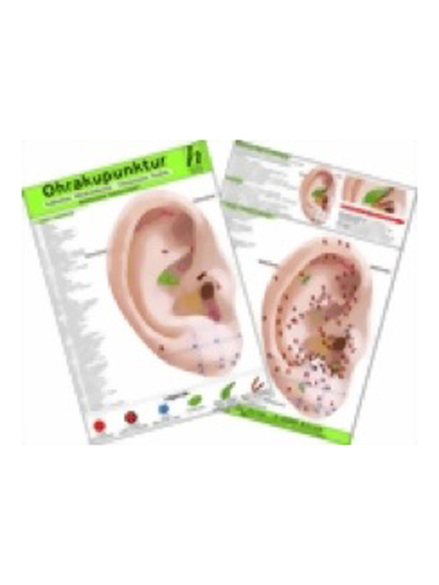 Ohrakupunktur - Indikation Konjunktivitis - chinesische Ohrakupunktur / Medizinische Taschen-Karte