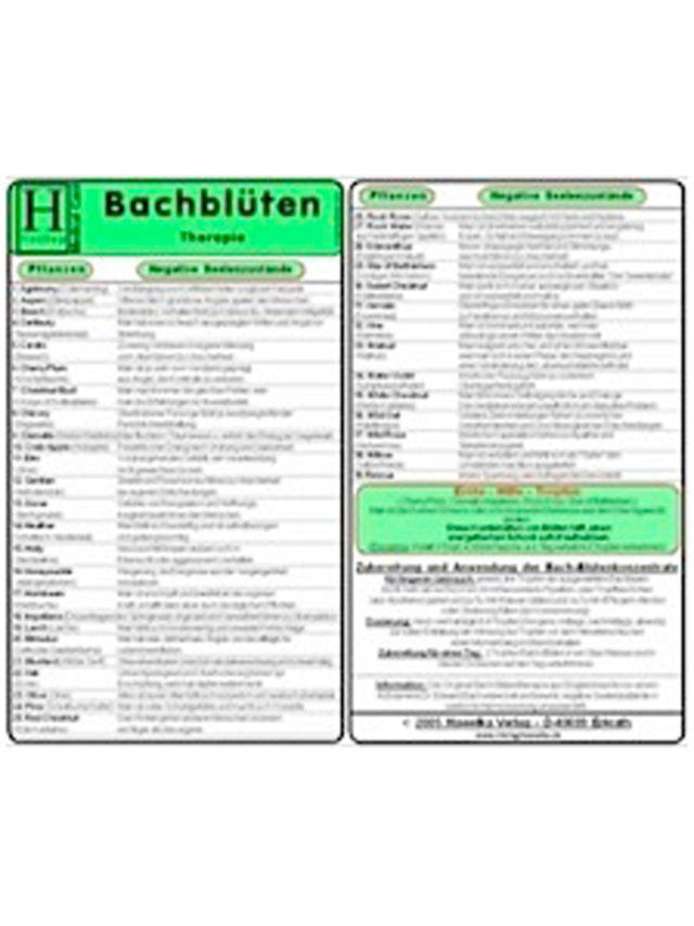 Bachblüten Therapie - Medical Card