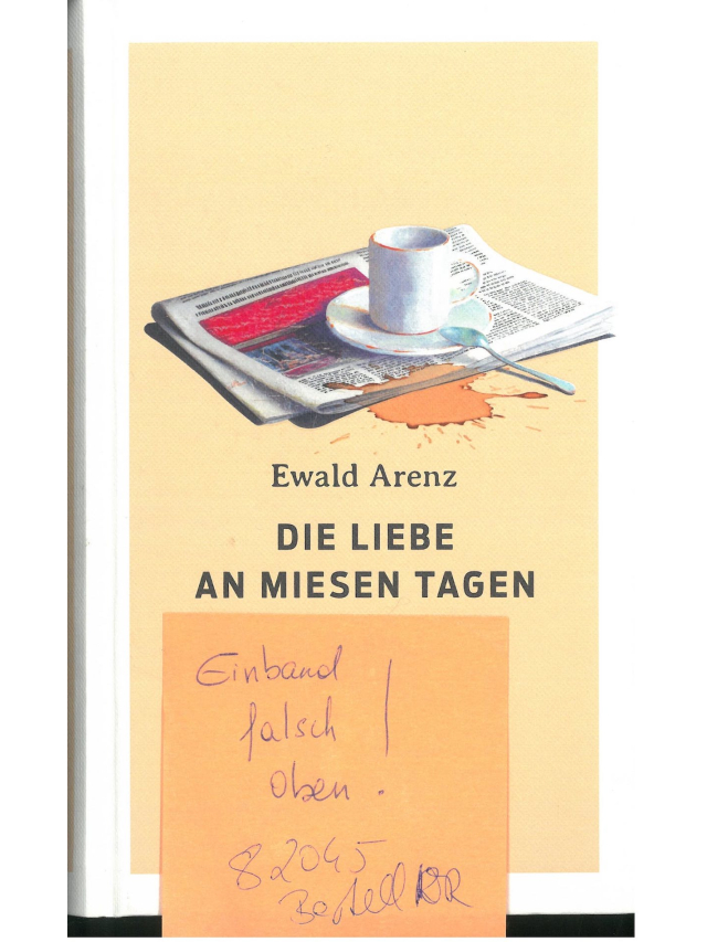 Die Liebe an miesen Tagen (Roman)
