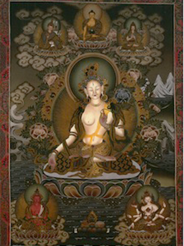 Kunstdruck Weisse Tara, ca. 44 x 32 cm