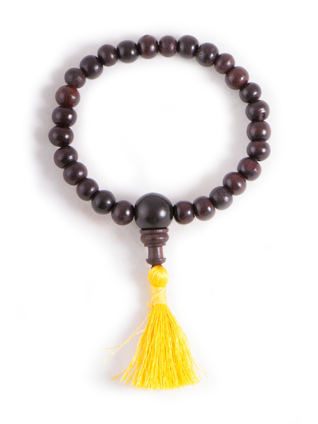 Power-Bracelet, Rosenholz- dunkel