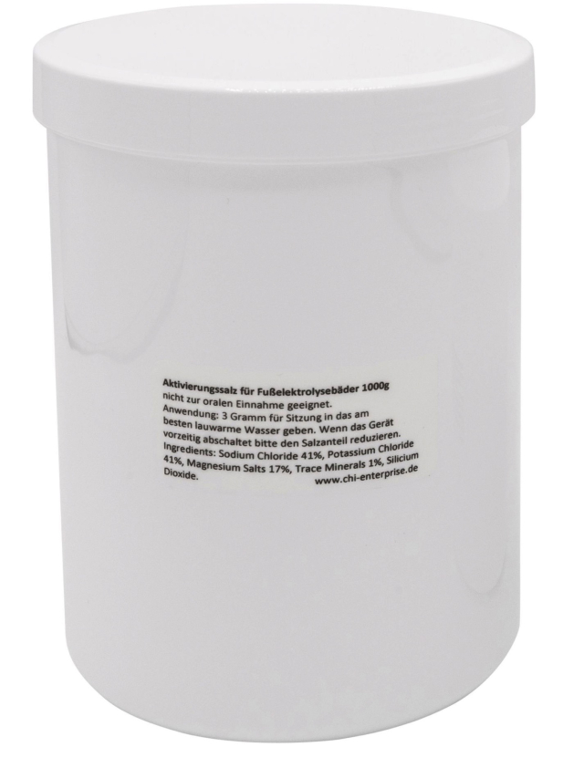 Aktivierungssalz für Hydrosana, Bioenergiser Detox Spa, Ion Cleanser und andere Fußbäder. 500g