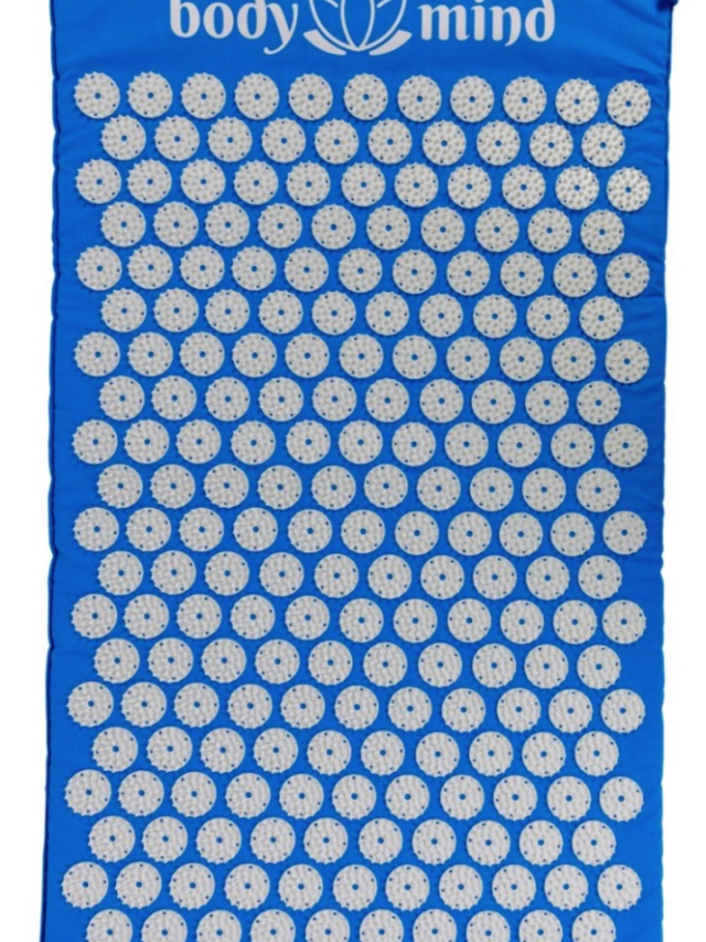 Akupressurmatte blau, 42 cm breit, 75 cm lang, Stärke 2,00 - 2,50 cm