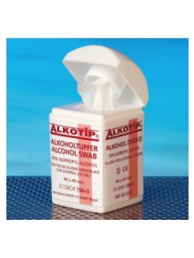 155 Stück Alkoholtupfer im Spender