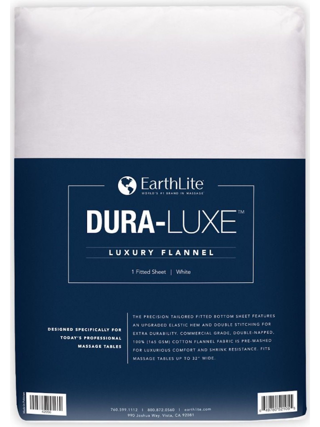 Dura-Luxe Flannel Luxury Spannleintuch Weiss