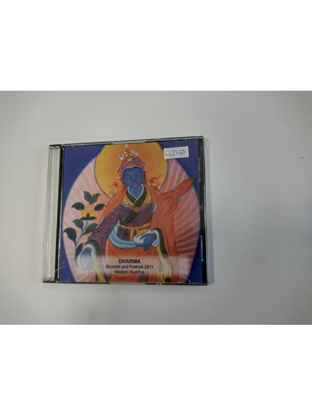 Audio-CD Claude Diolosa spricht über Dharma Einsicht und Freiheit 2011 Medizin Buddha