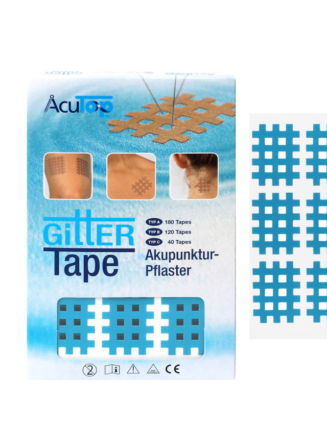 AcuTop Gitter Tape, Typ A, blau, 180 Stück/Packung