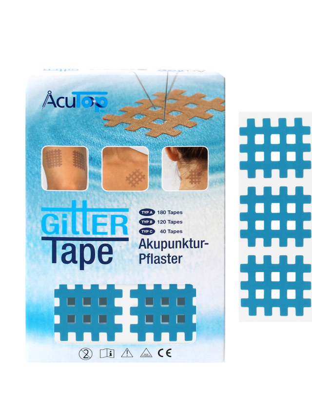 AcuTop Gitter Tape, Typ B, blau, 120 Stück/Packung