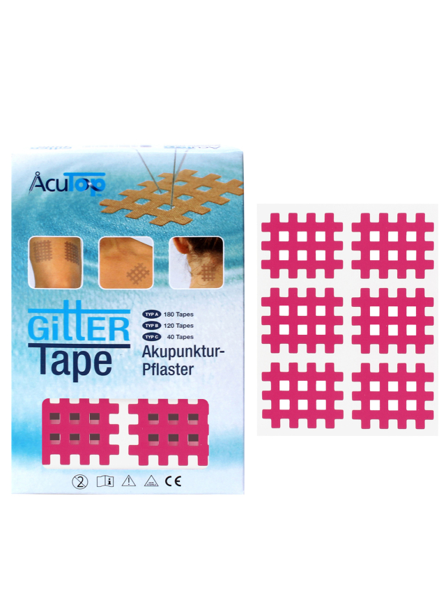 AcuTop Gitter Tape, Typ B, pink, 120 Stück/Packung