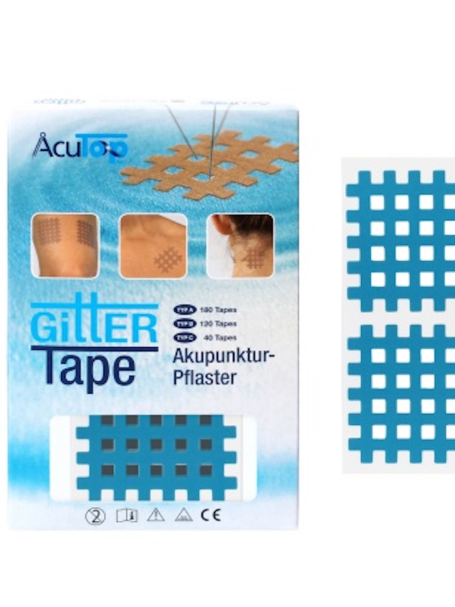 AcuTop Gitter Tape, Typ C, blau, 40 Stück/Packung