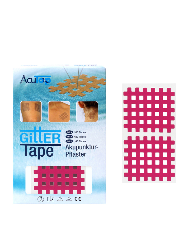 AcuTop Gitter Tape, Typ C, pink, 40 Stück/Packung