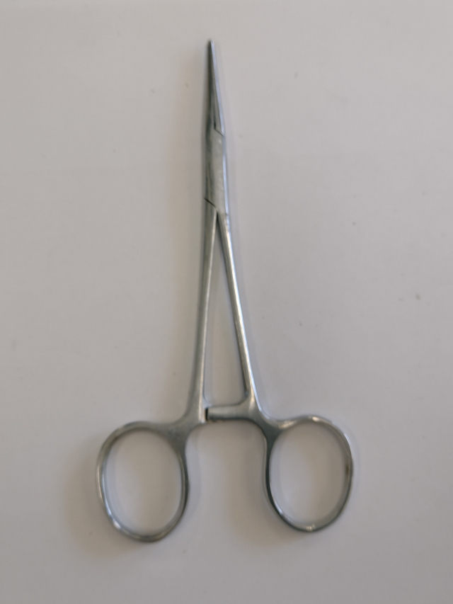 Arterienklemme, Tuchklemme, ca. 14 cm